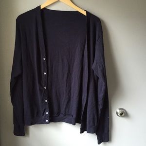 American Apparel navy cardigan