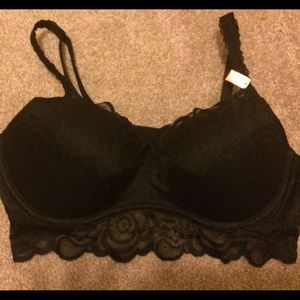 PINK push up Lace Bralette