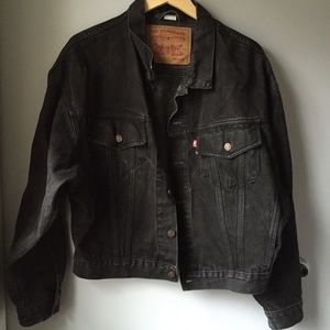 Levi black Jean jacket