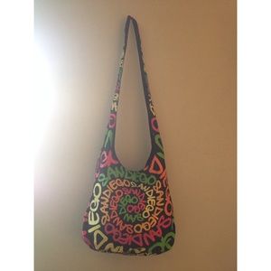 Robin Ruth San Diego Multicolored Swirl Sling Bag