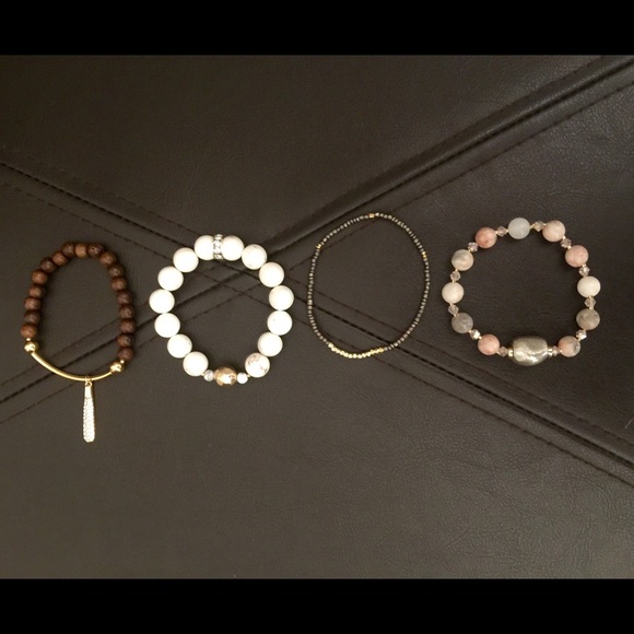 Stack of 4 beautiful bracelets! *SOLD LOCALLY!* - Picture 3 of 3