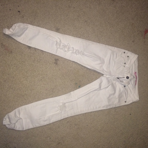 White jeans