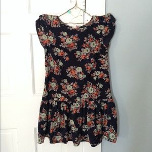 UO Floral Drop Waist Dress