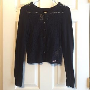 Hollister lace sweater