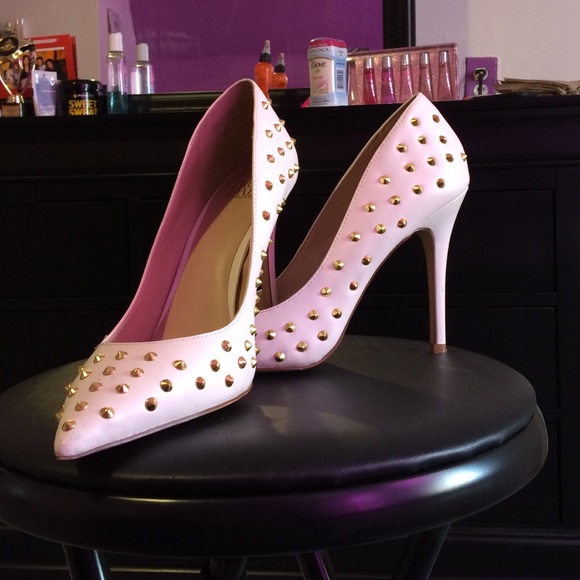 Truth or Dare By Madonna white spiked shoes