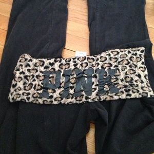 VS Pink Bootcut Yoga Pants