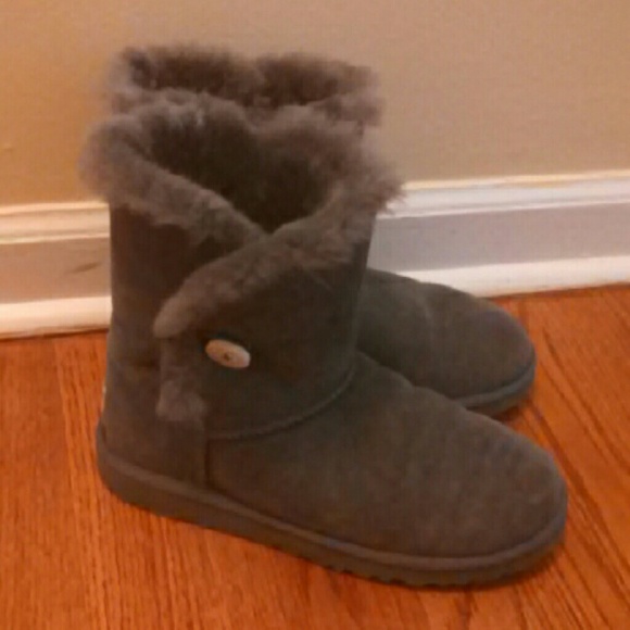 Gray Bailey Button Uggs