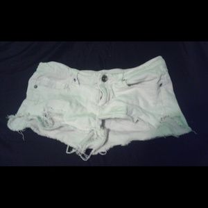 White short shorts