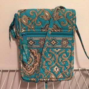 Vera Bradley totally turq crossbody bag
