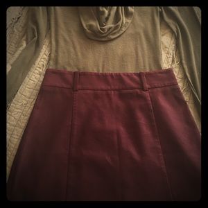 Express Dark Maroon/Burgundy Skirt | sz S