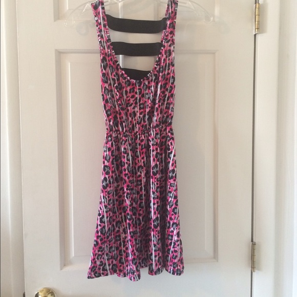 Leopard print dress.
