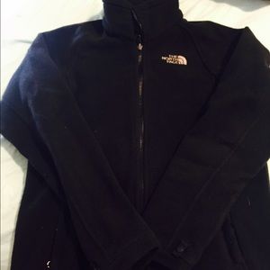 Black fleece NorthFace Jacket