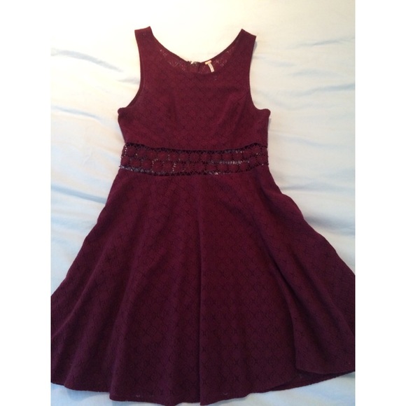 Free People Cut Out Flower Dress