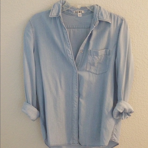 Acne oversized denim shirt