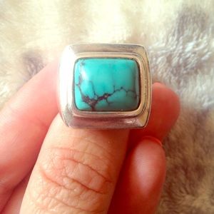 Turquoise Ring size 10 women's