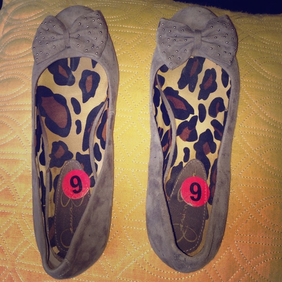 Jessica Simpson grey flats. ONE DAY SALE!