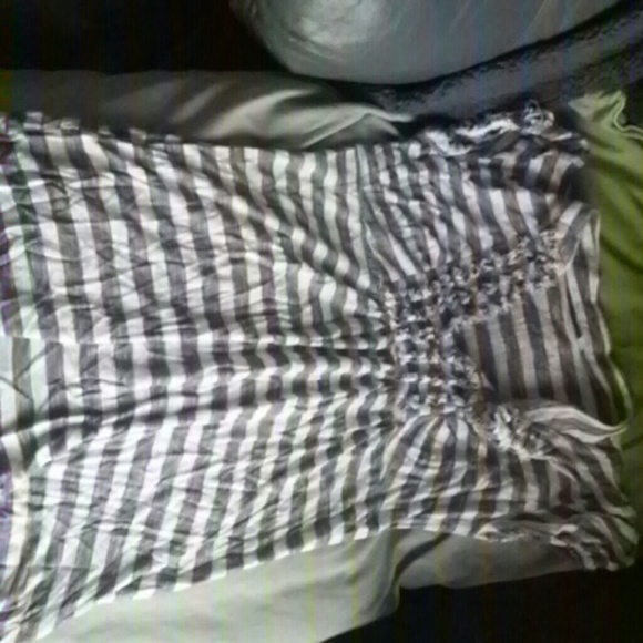 Purple and white babydoll tee