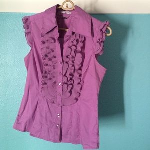 Lavender western top