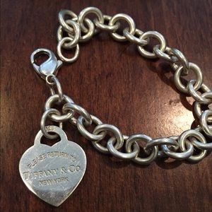 Authentic Tiffany's heart bracelet