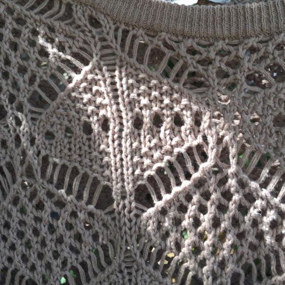 Light Brown Cable Sweater - Picture 2 of 2