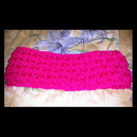 New Fuchsia Crochet Headband
