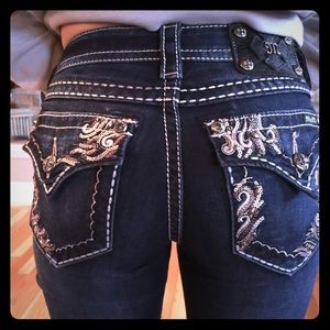 Never worn Signature-rise boot cut Miss Me Jeans