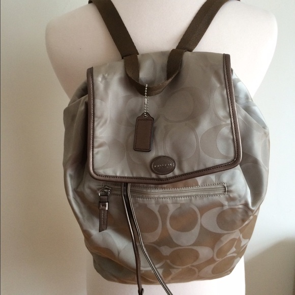 New Coach Backpack - beige
