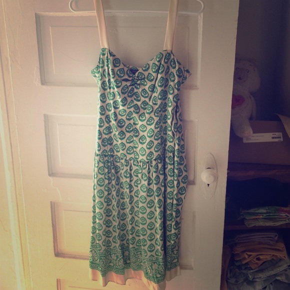 Betsey Johnson patterned silk dress