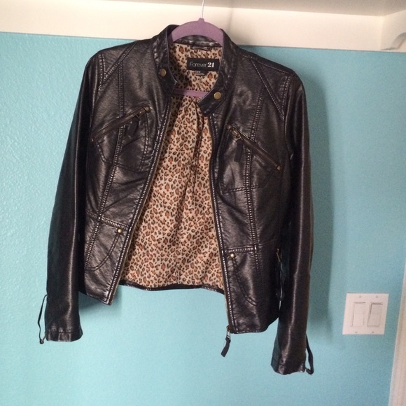 Leather jacket from forever 21