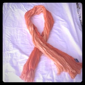 Orange scarf
