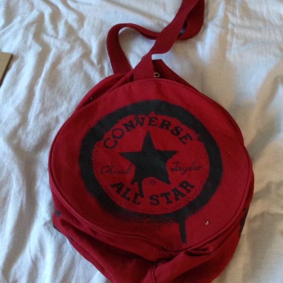 Converse Handbags - Large converse red duffle bag