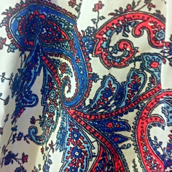 Floral Paisley Skater Skirt - Picture 3 of 4