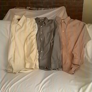 Three mens polo shirts