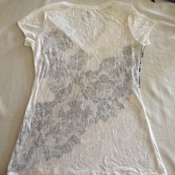 Lace burnout tee - Picture 2 of 2