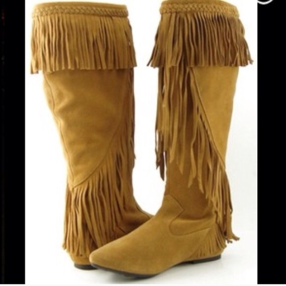 Sam Edelman fringe boots