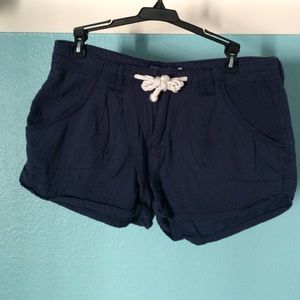 Tommy girl navy loose shorts