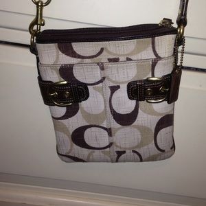 Coach cross body purse
