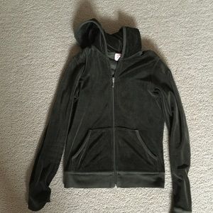 Juicy Couture Velour Jacket Olive