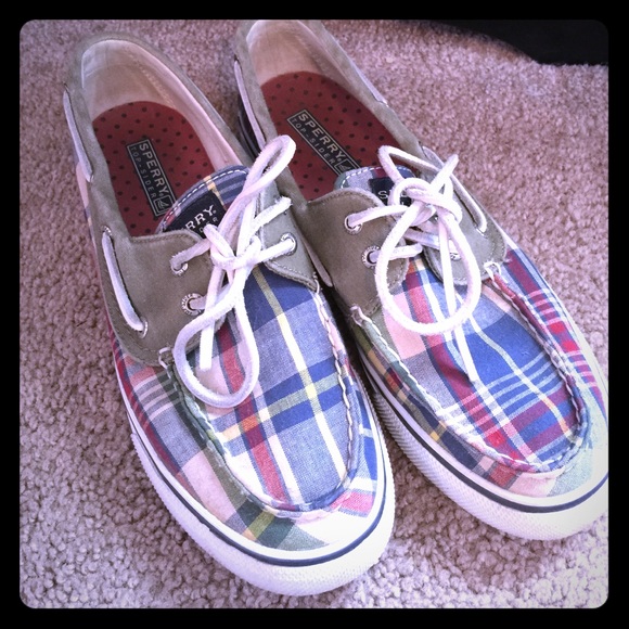 Sperry Shoes - Plaid Sperry Top-Siders