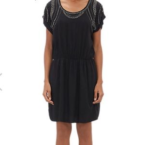 Embellished Blouson Dress
