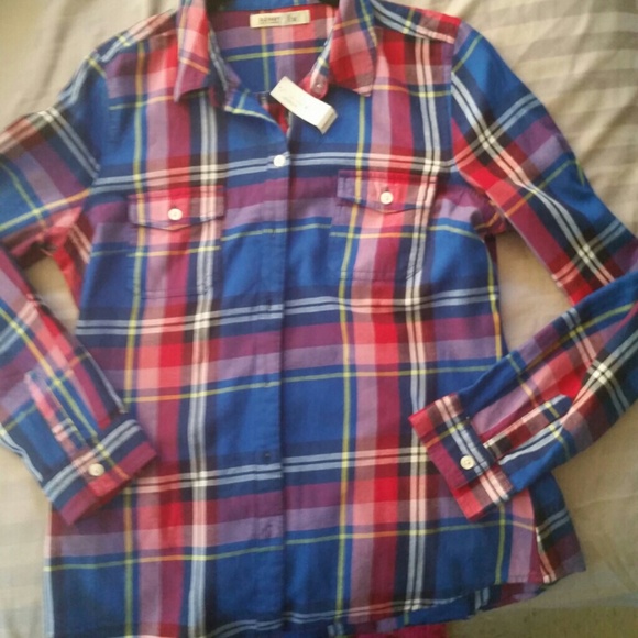 Old Navy Plaid Button Up