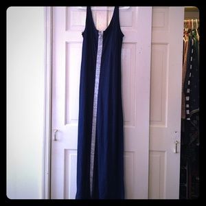 Cynthia Rowley Navy Maxi Dress