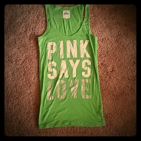 VS PINK tank.  Super Cute for summer!!!