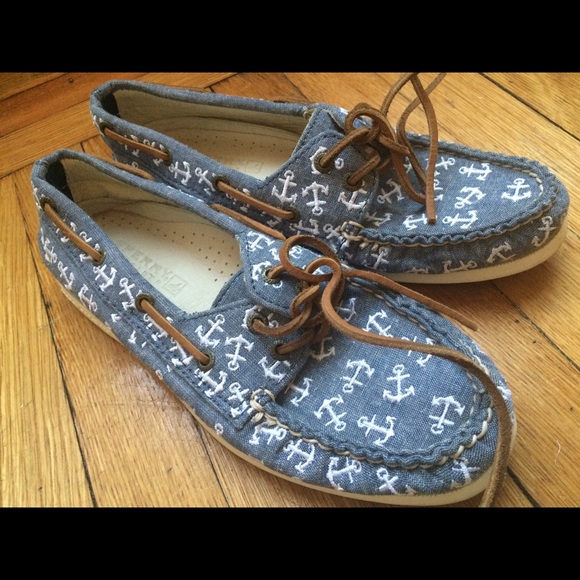 Sperry top-sider boat shoes for Jcrew, worn once