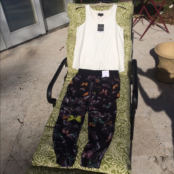 TopShop Print Pants - Picture 1 of 4