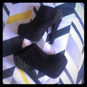 Platform booties