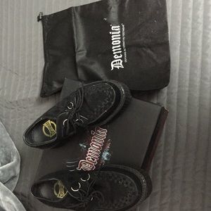 Rivithead Black Sude Creepers brand new w/o tag
