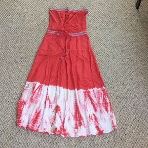 Gypsy 05 tube top tie dye dress