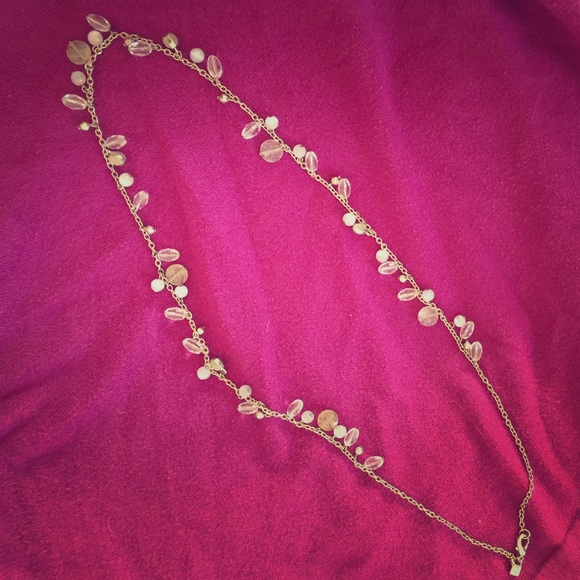 Two banana republic necklaces