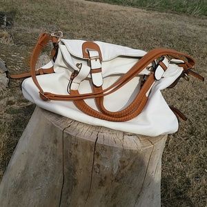 White purse